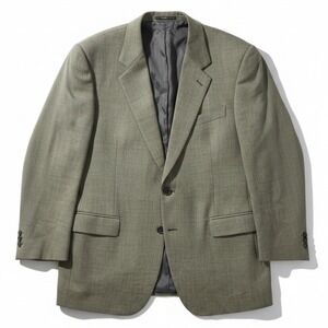 Sartoriale Marzotto Guabello Super 100s Wool Blazer, Men's 44R Olive Green Italy